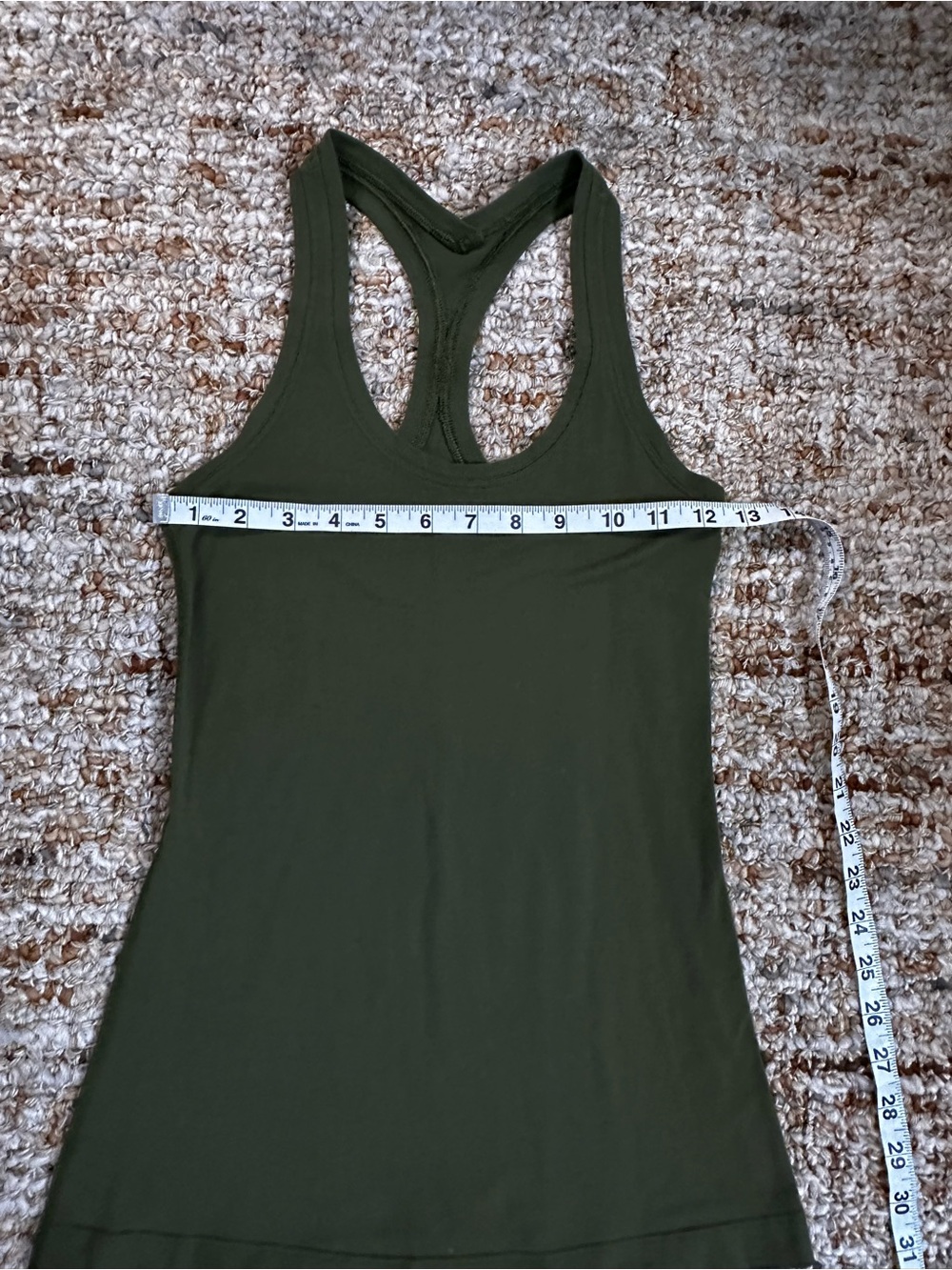lululemon athletica Olive Green Racerback Tank Top - Picture 3 of 7